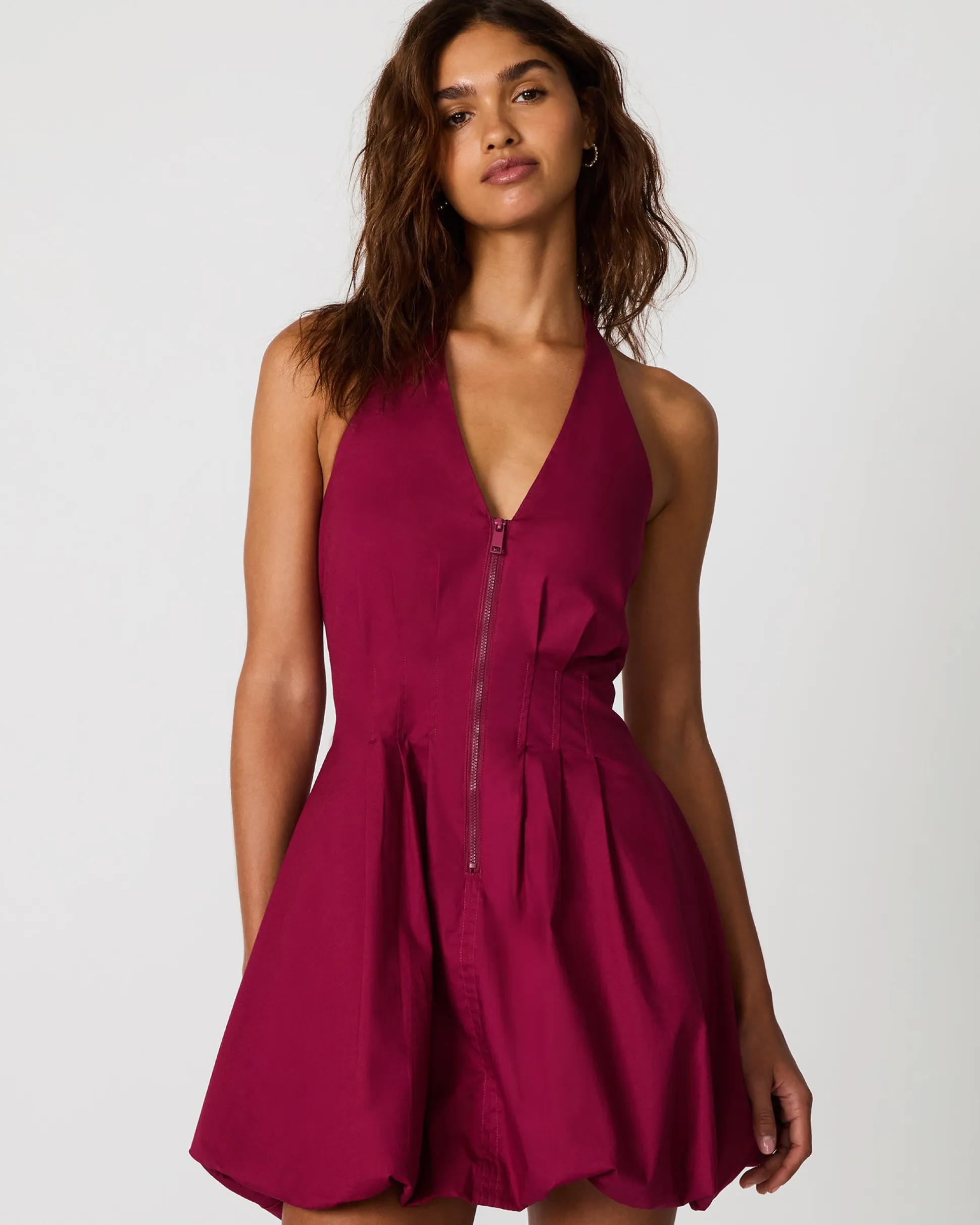 Dianna Dress Dark Red