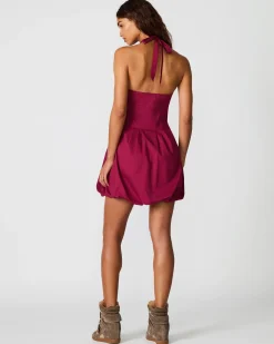Dianna Dress Dark Red