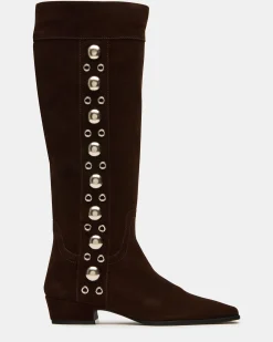 Dingo Brown Suede Studs