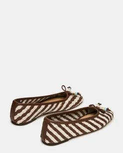 Divy White/brown Leather