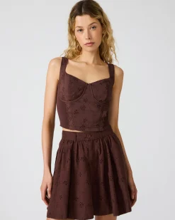 Dixie Knit Top Walnut