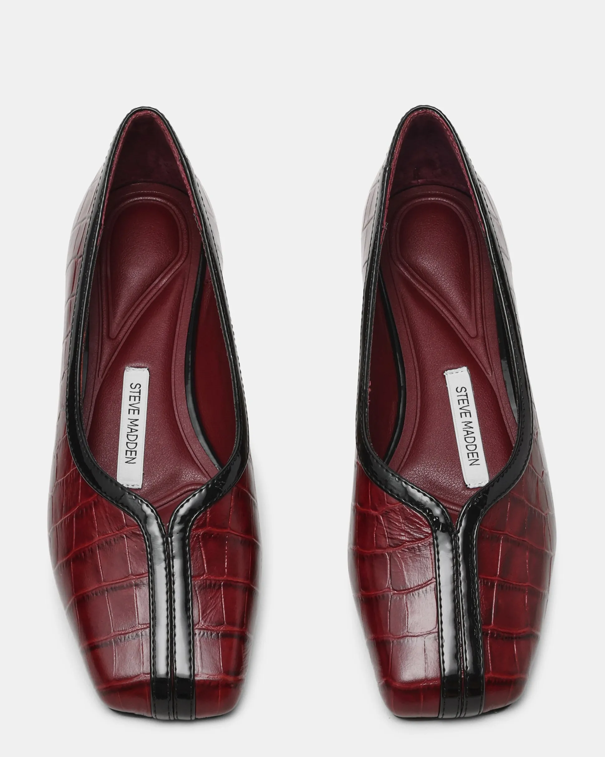 Dorelia Burgundy Crocodile Leather