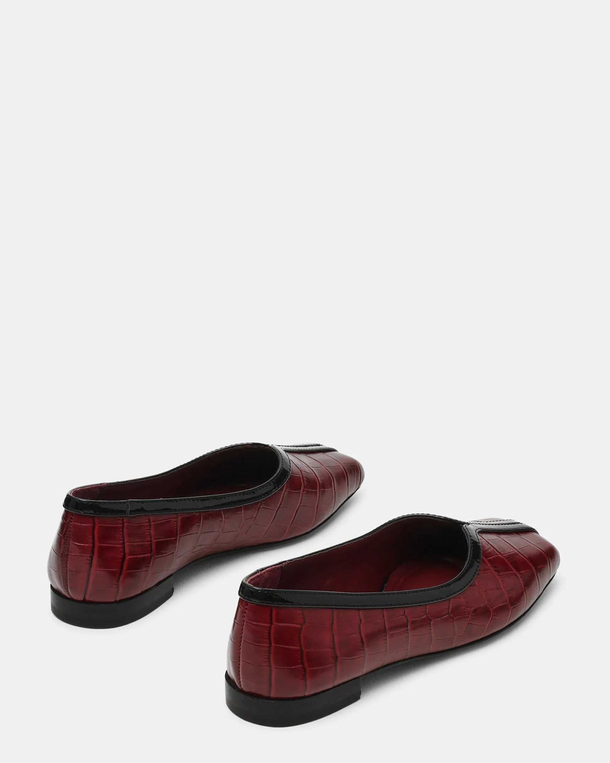 Dorelia Burgundy Crocodile Leather