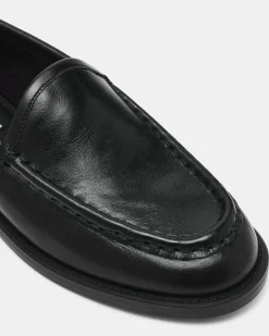 Drayce Black Leather