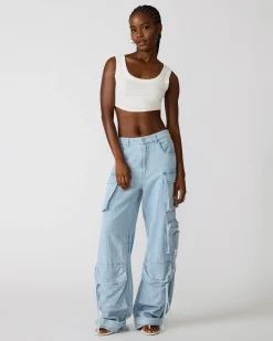 Duo Pant Faded Blue Denim
