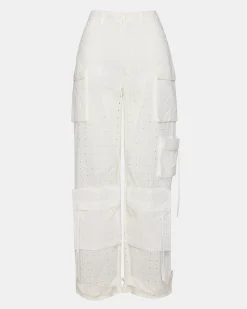 Duo Pant White Eyelet
