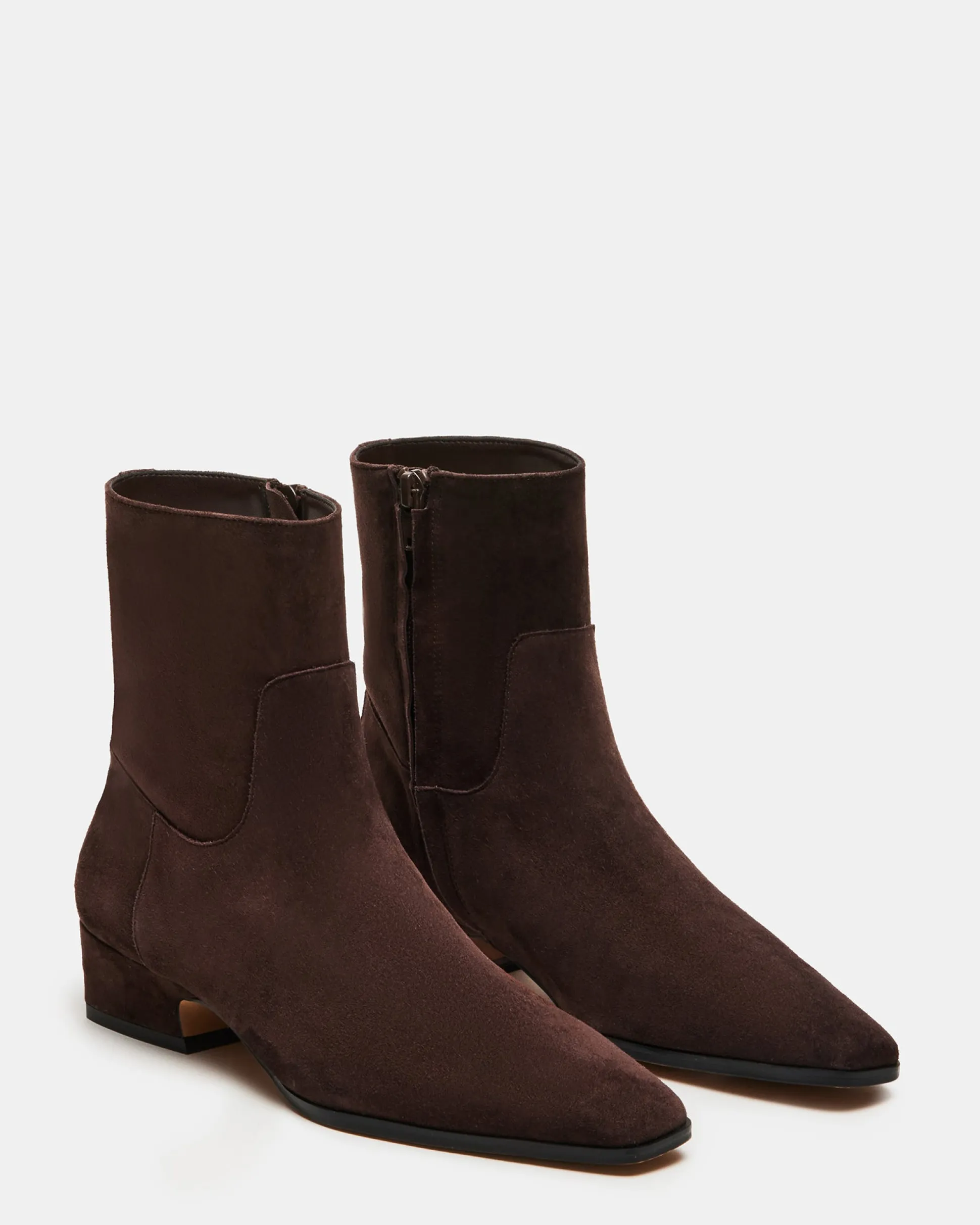 Dusty Chocolate Brown Suede