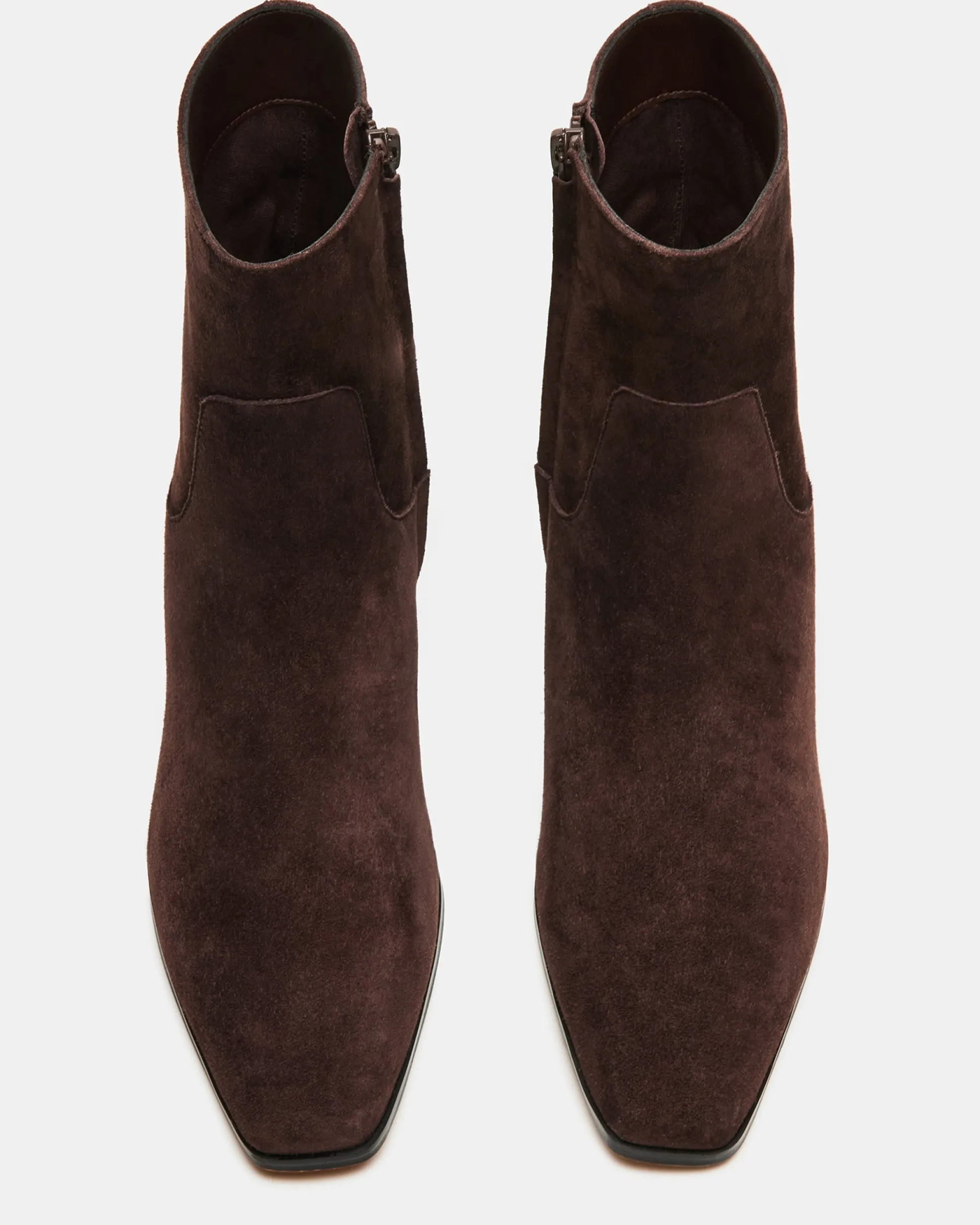 Dusty Chocolate Brown Suede