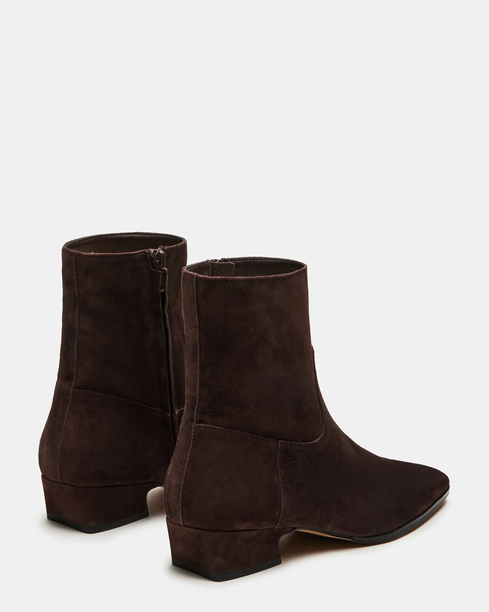 Dusty Chocolate Brown Suede
