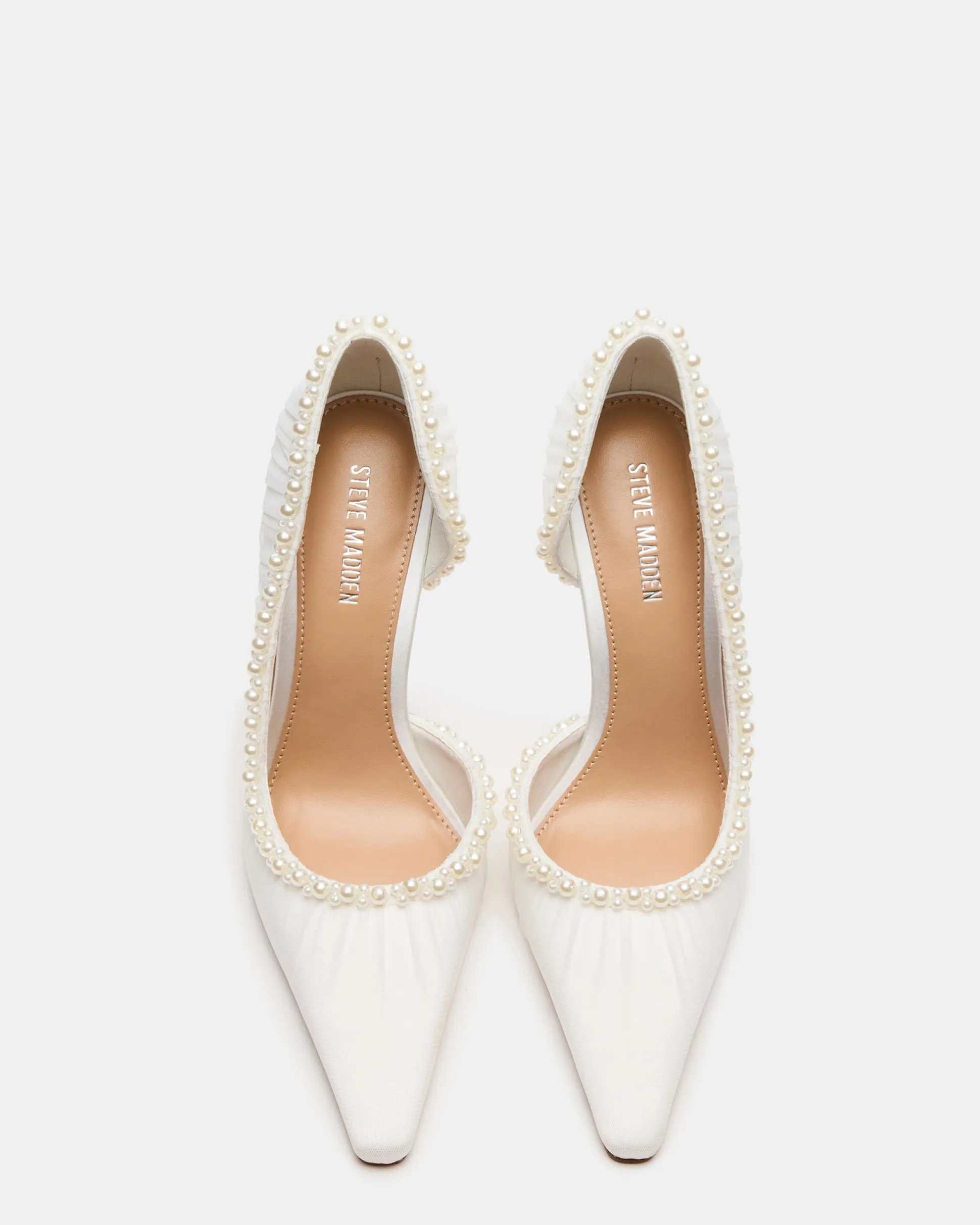Elegant Pearl Ivory Mesh