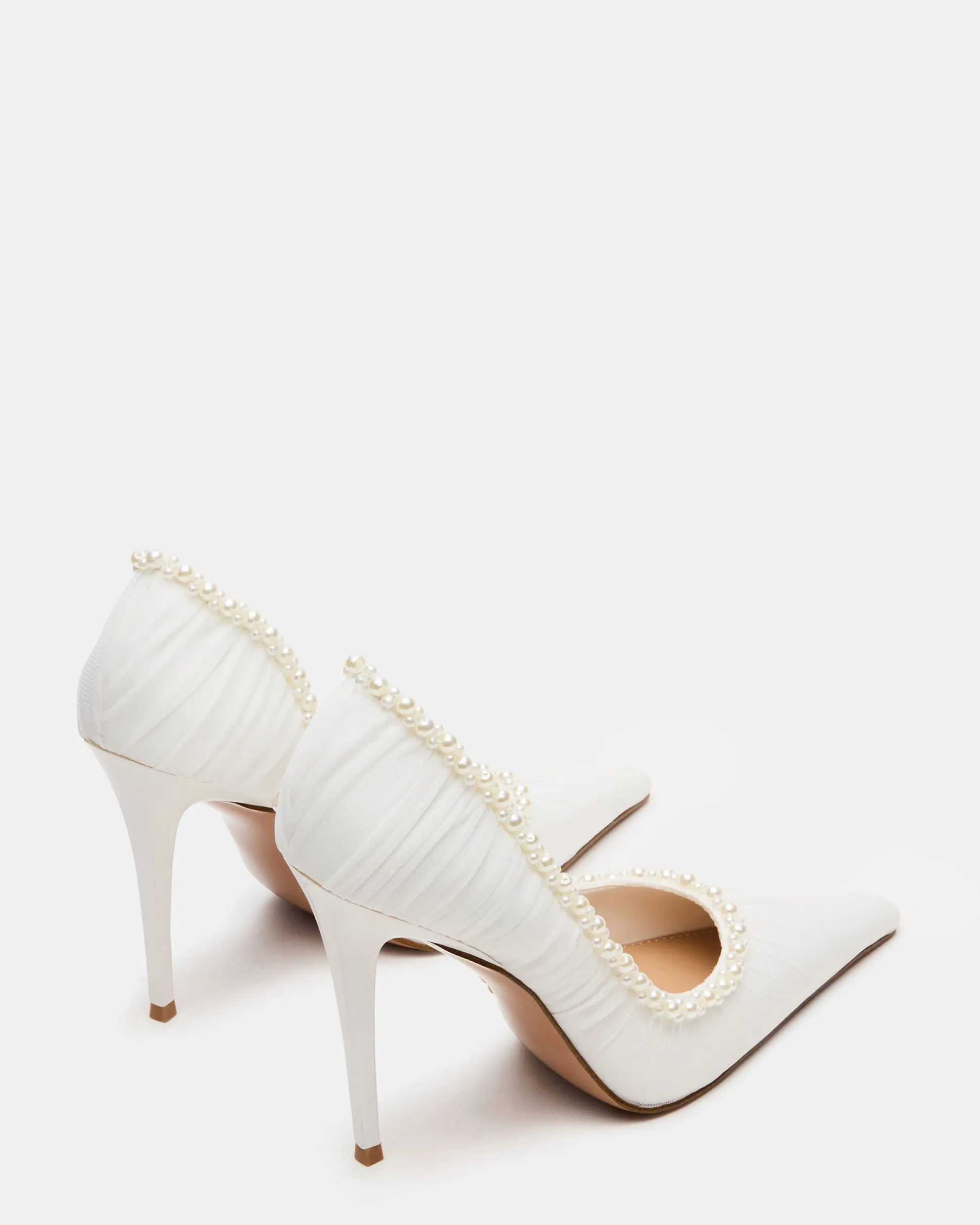 Elegant Pearl Ivory Mesh