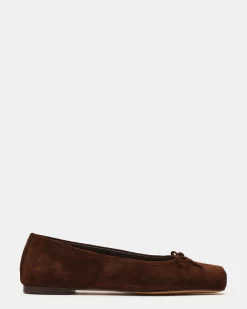 Eleve Chocolate Brown Suede