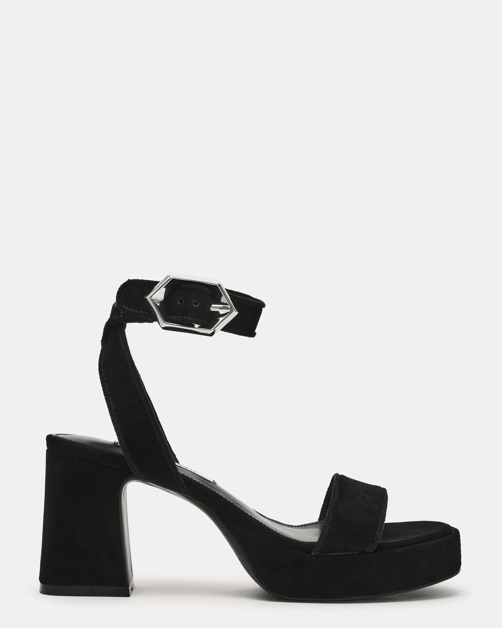 Elida Black Suede