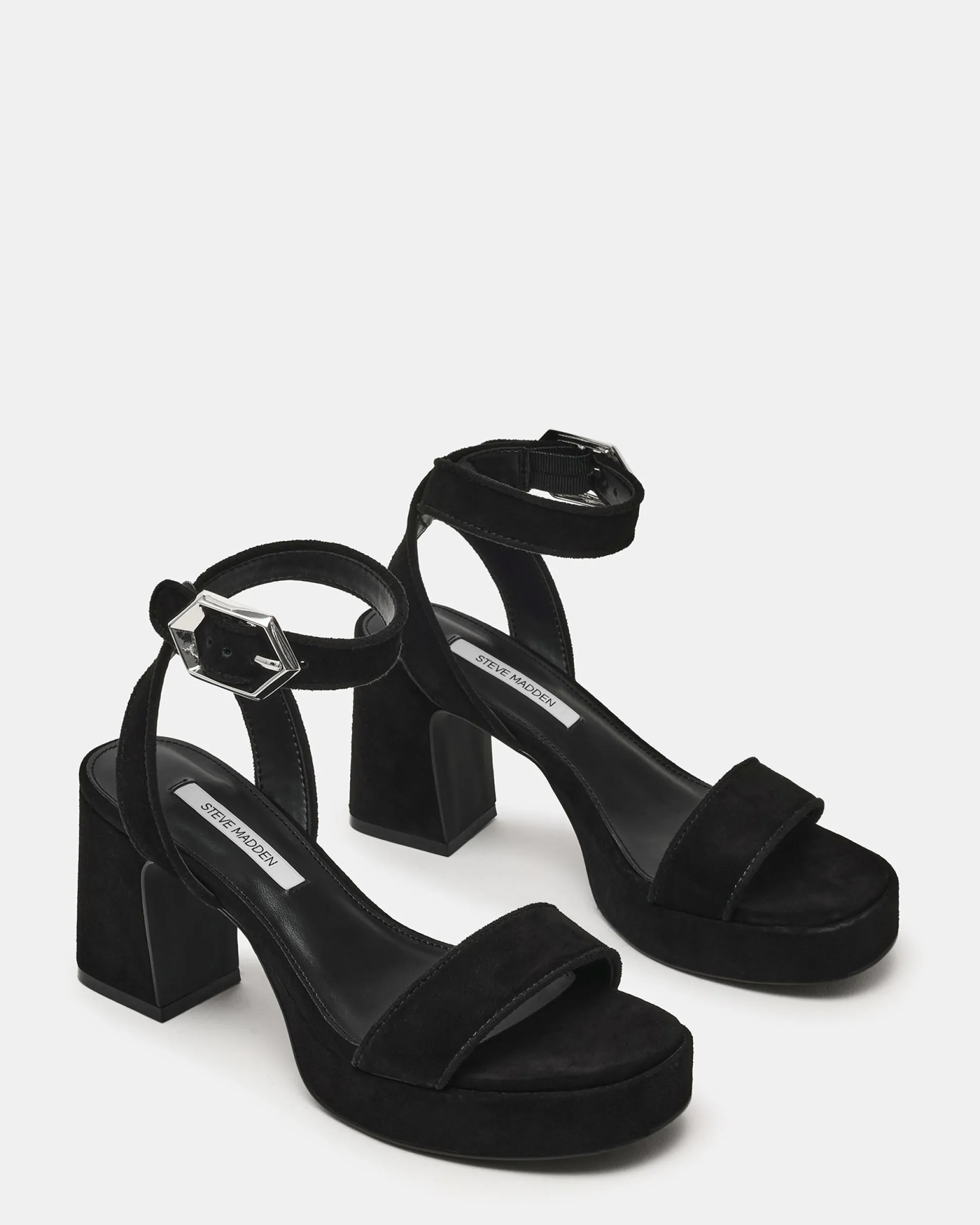 Elida Black Suede