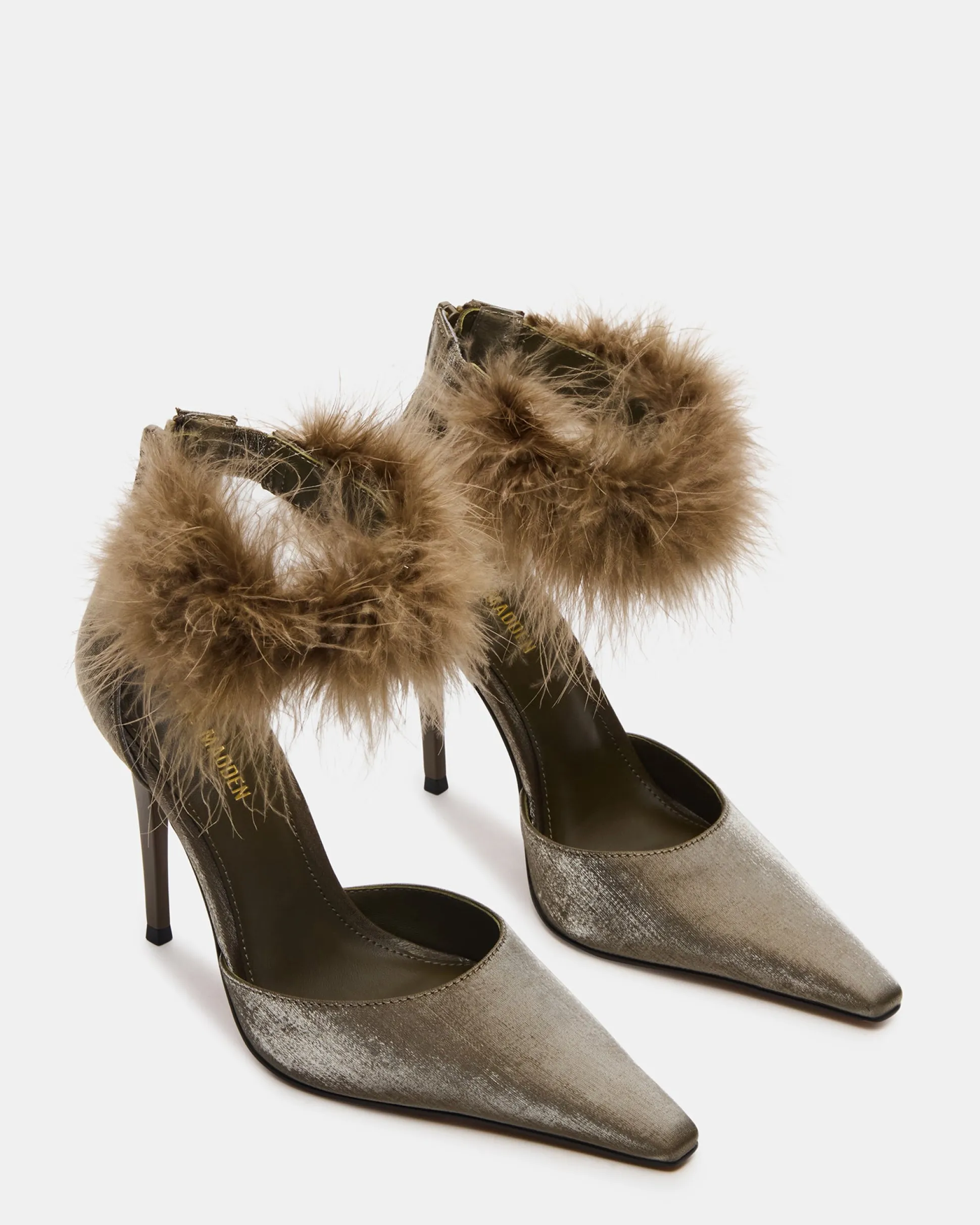 Elusive Olive Satin
