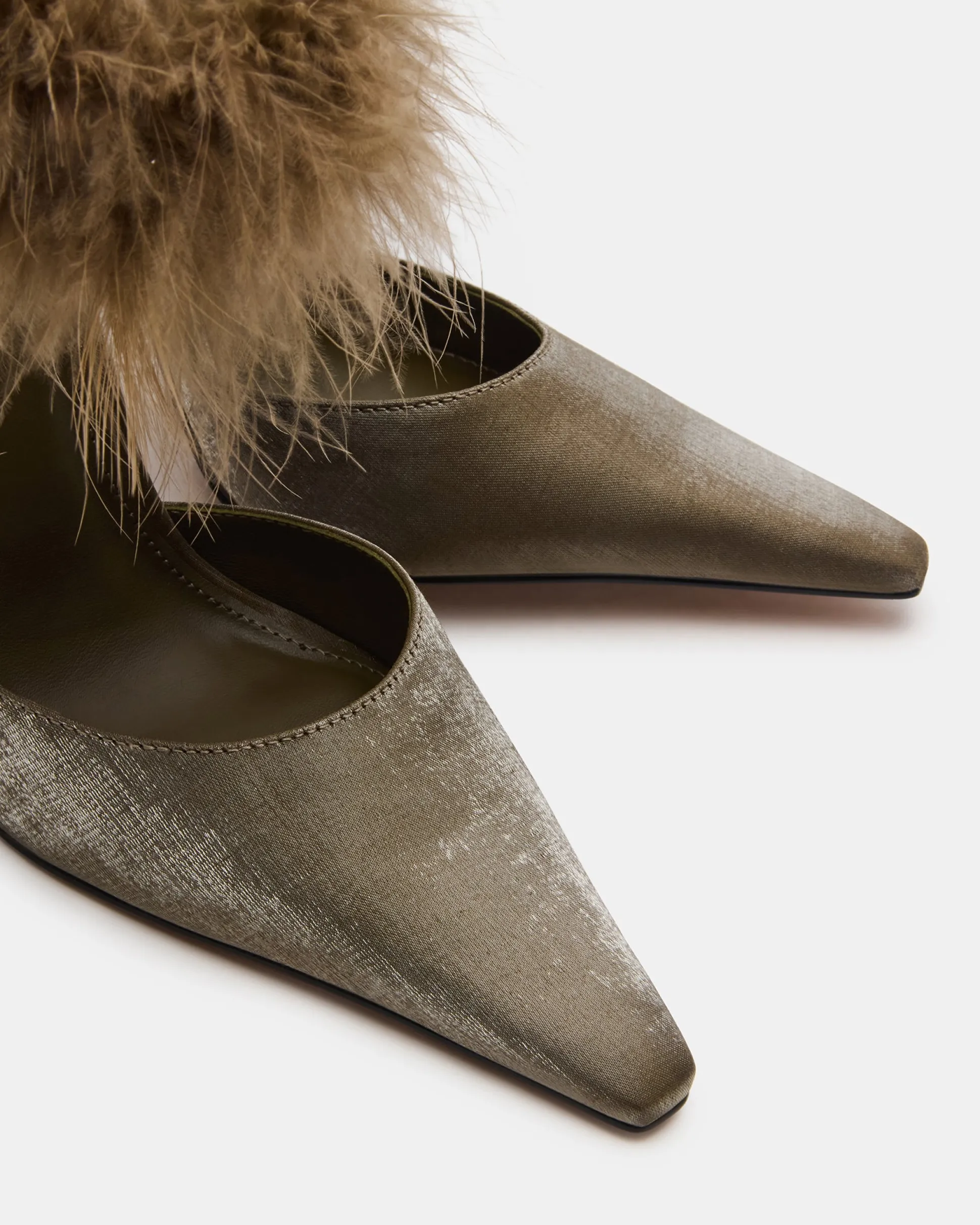 Elusive Olive Satin
