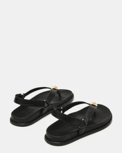 Elvia Black Leather