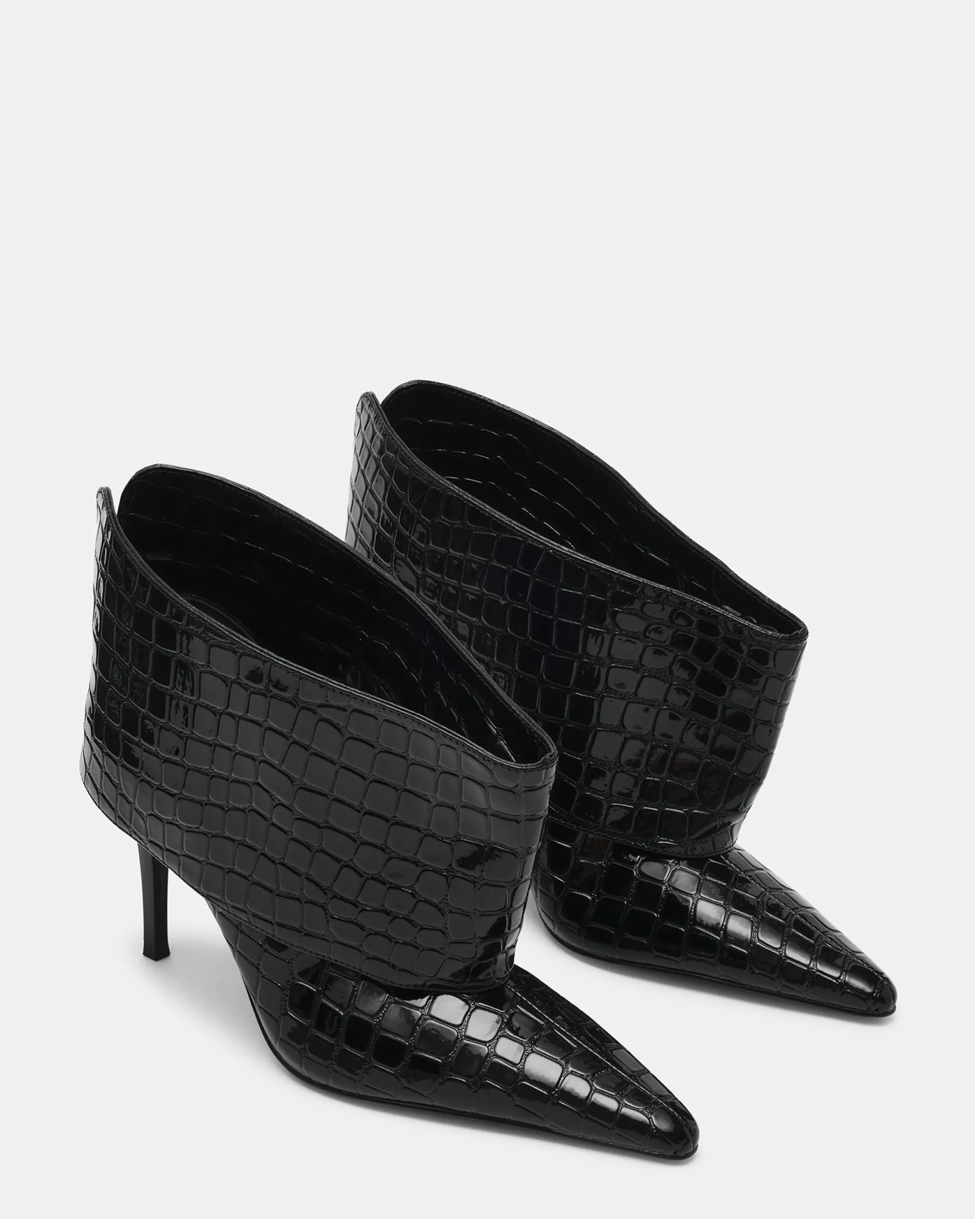 Enella Black Crocodile