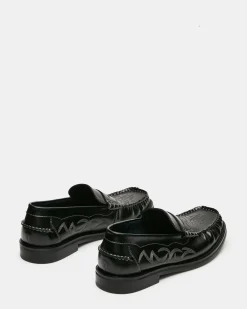 Ennis Black Leather