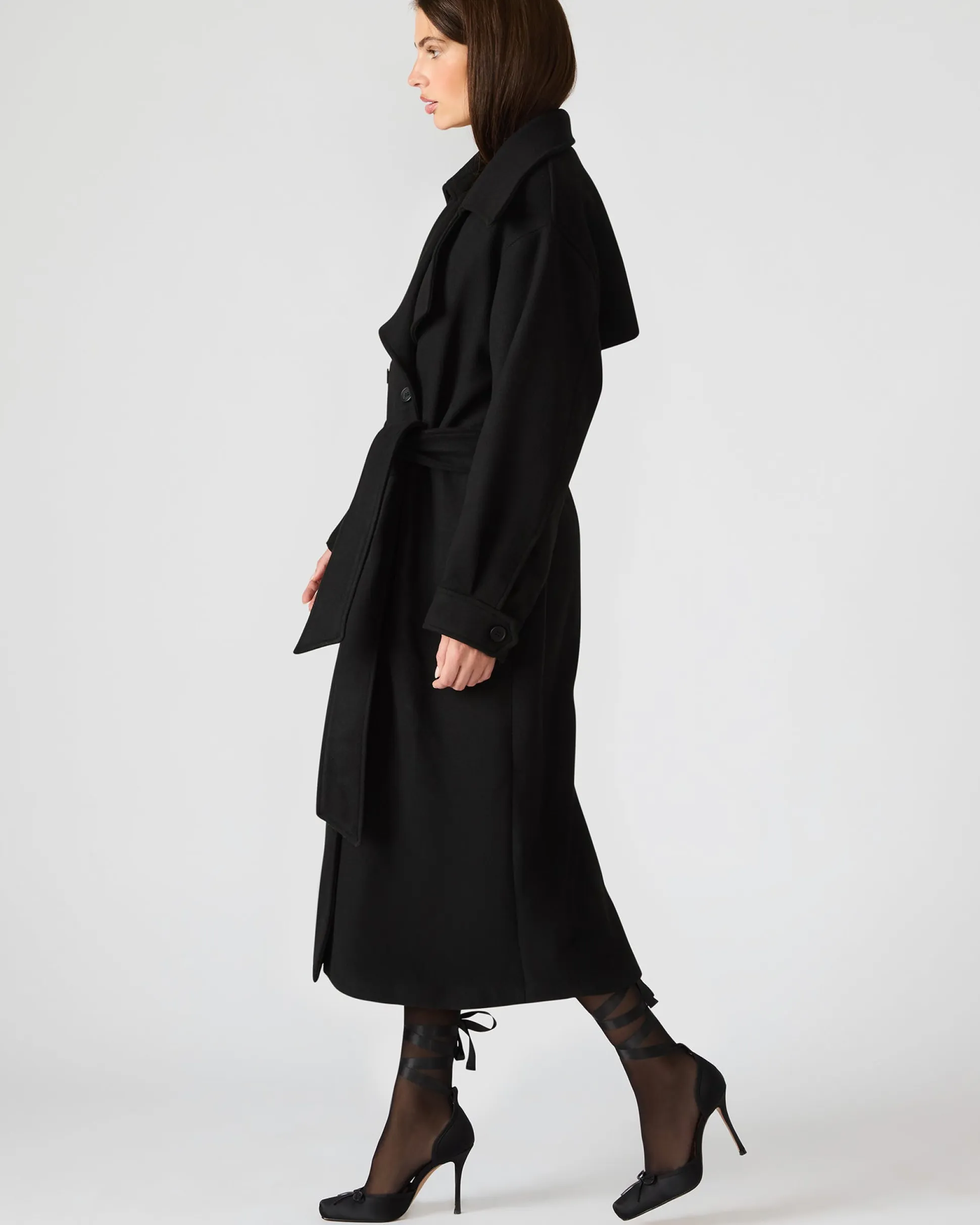 Enora Coat Black