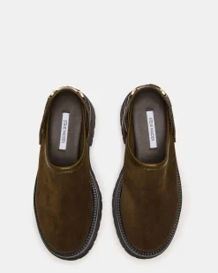 Erba Olive Suede