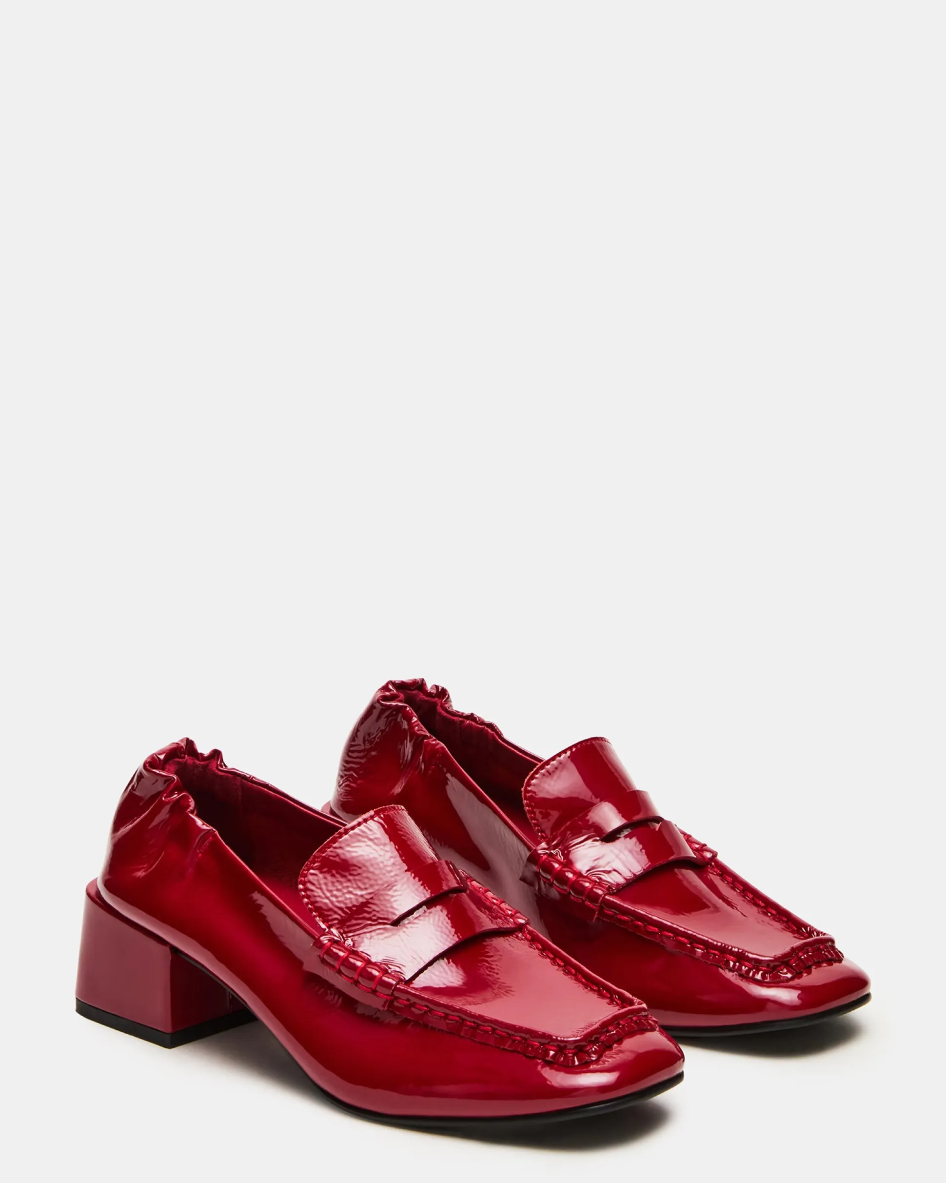 Estee Red Crinkle Patent