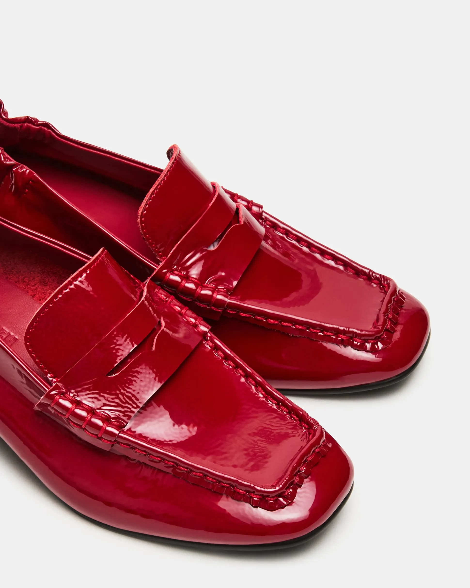 Estee Red Crinkle Patent