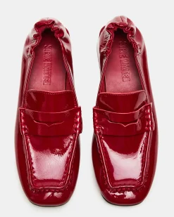 Estee Red Crinkle Patent