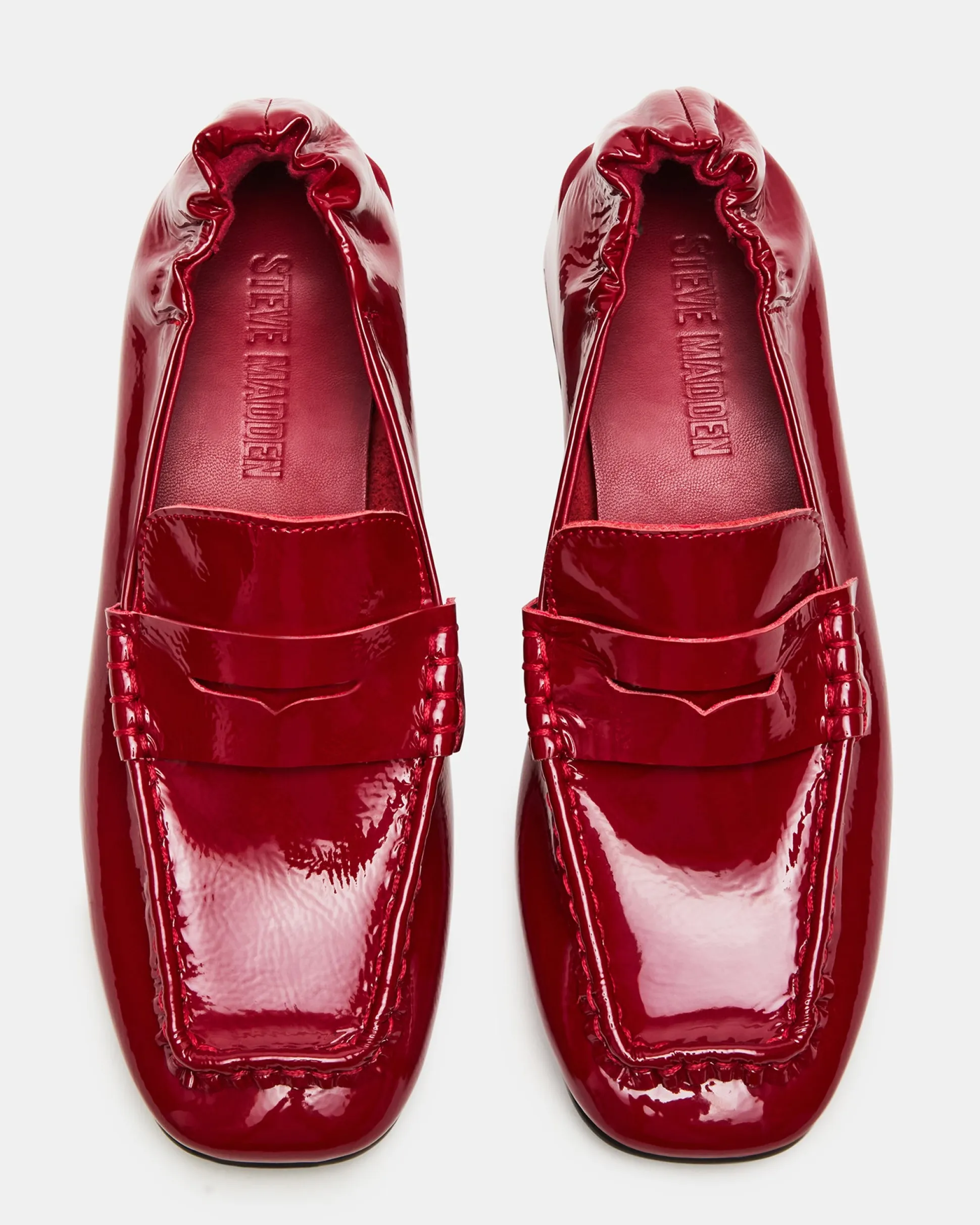 Estee Red Crinkle Patent
