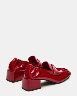 Estee Red Crinkle Patent