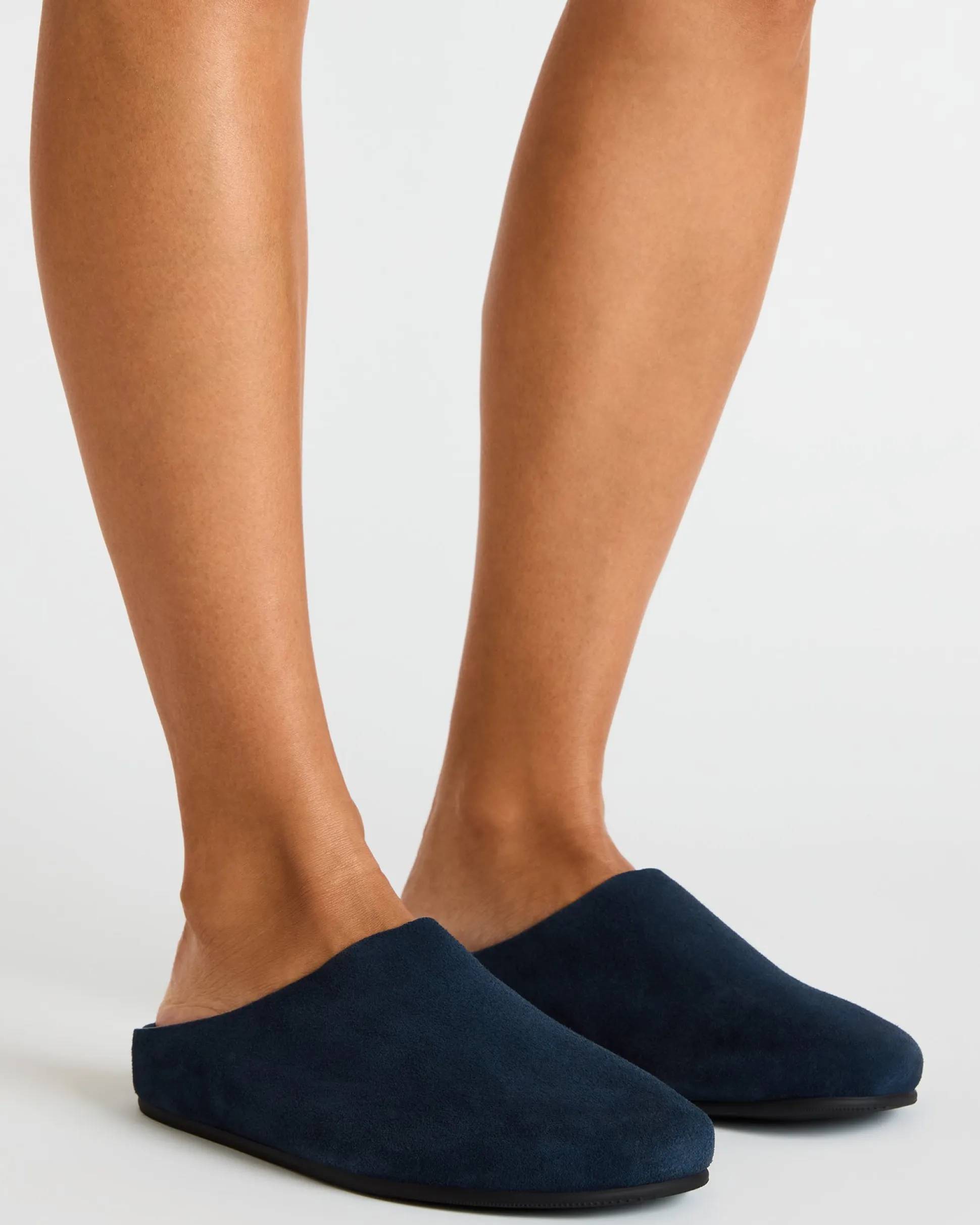Fern Navy Suede