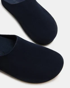 Fern Navy Suede
