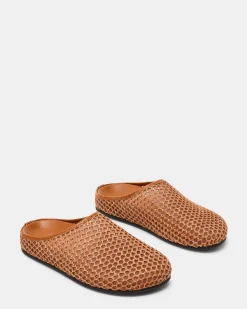 Fern Tan Raffia Mesh
