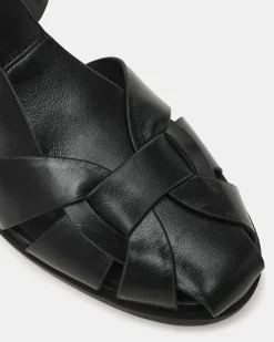 Fisk Black Leather