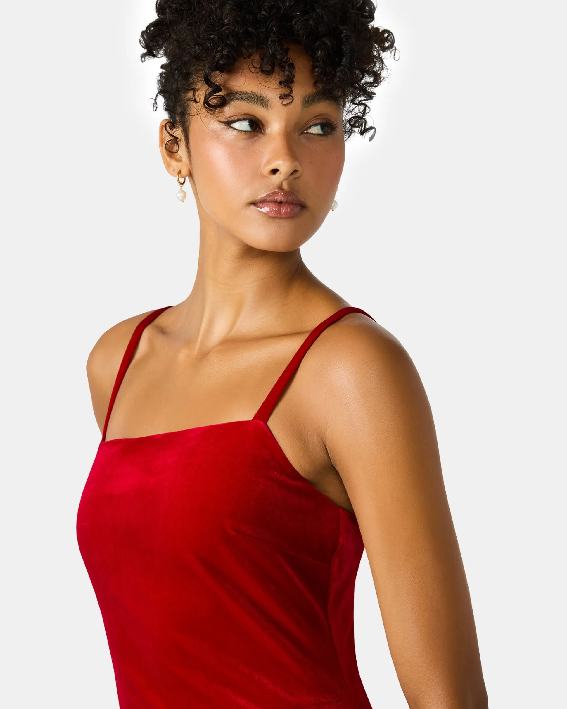 Giovanna Dress Red Velvet