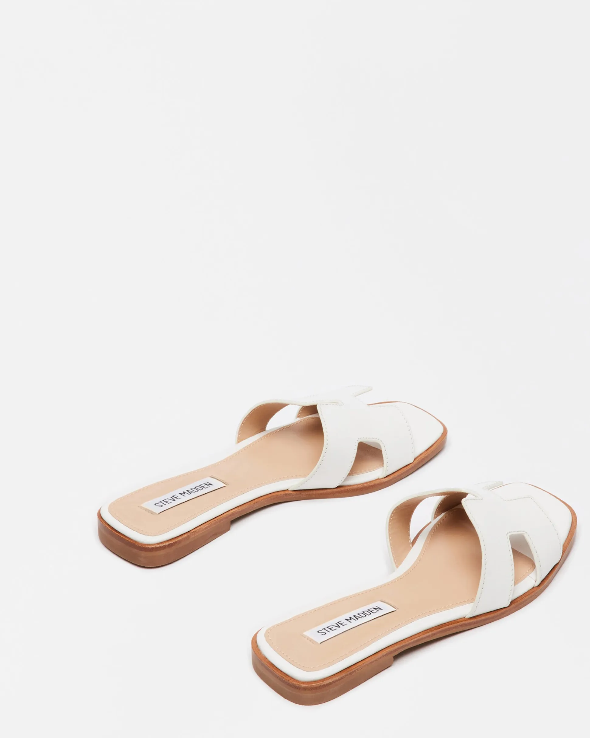 Hadyn White Leather