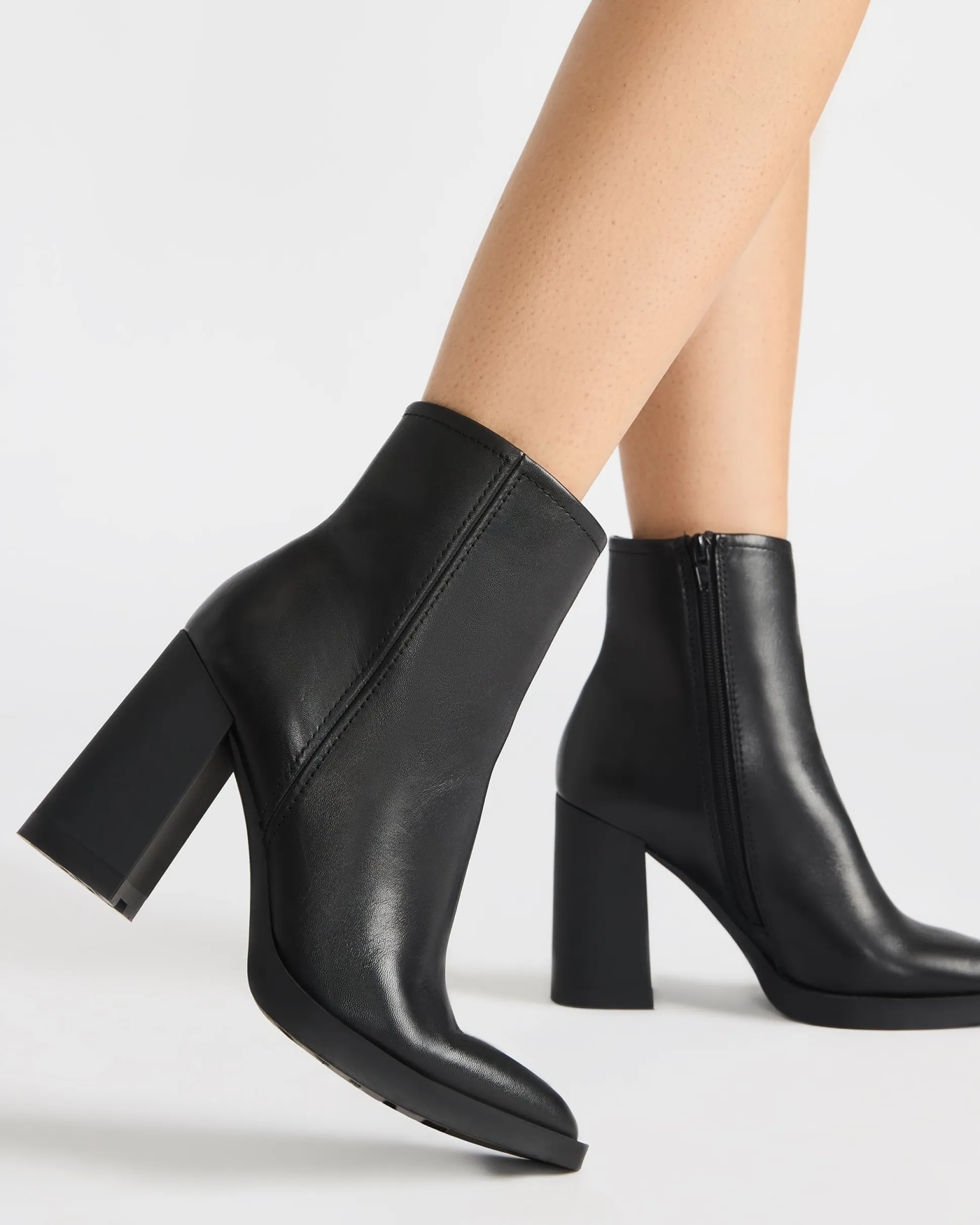 Harden Black Leather