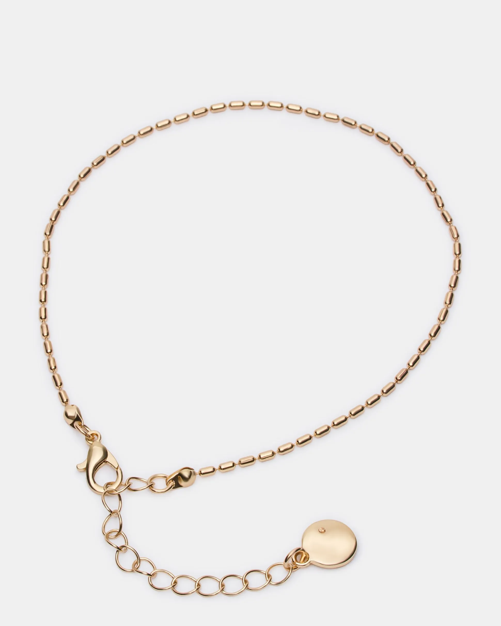 Herringbone Chain Anklet Set Gold