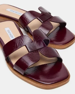 Hira Burgundy Leather