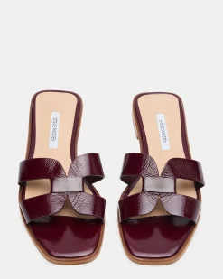 Hira Burgundy Leather