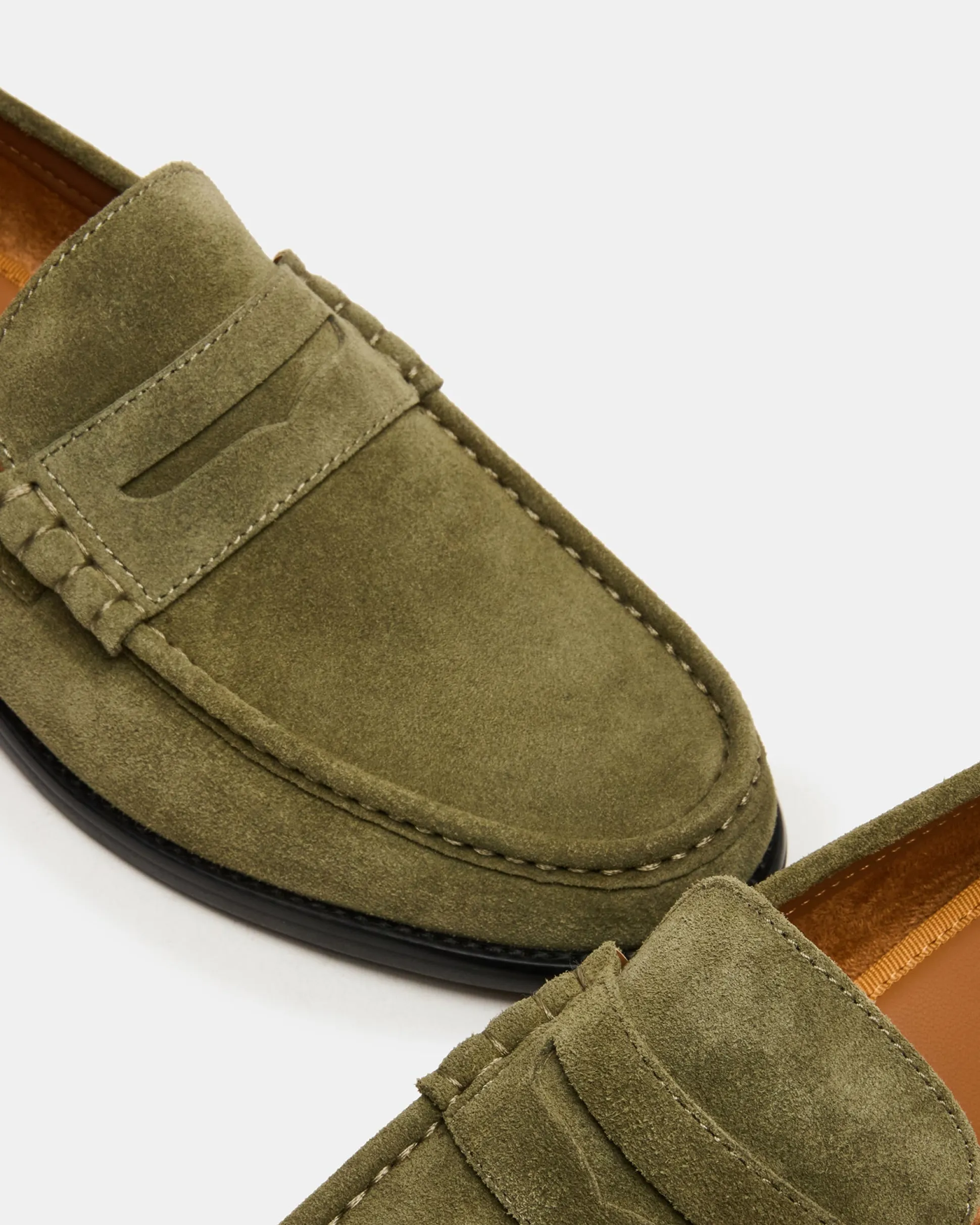 Huckle Green Suede