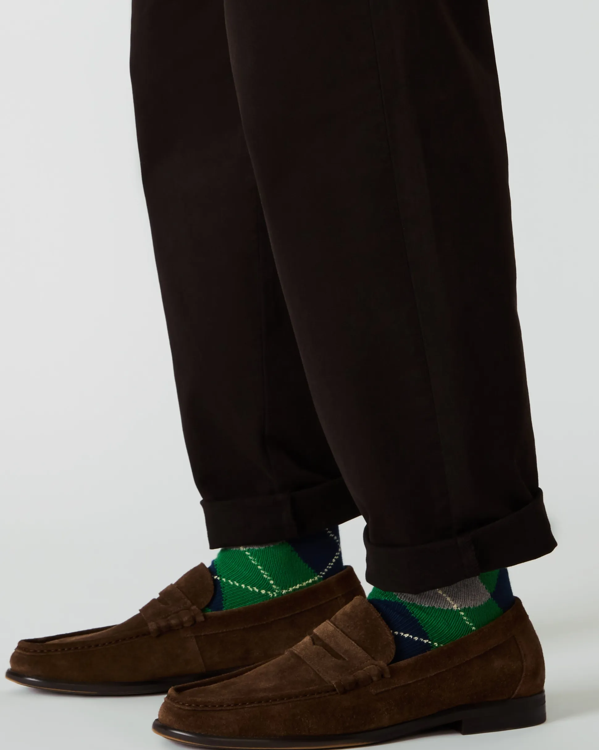 Huckle Green Suede