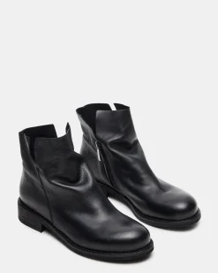 Hughie Black Leather