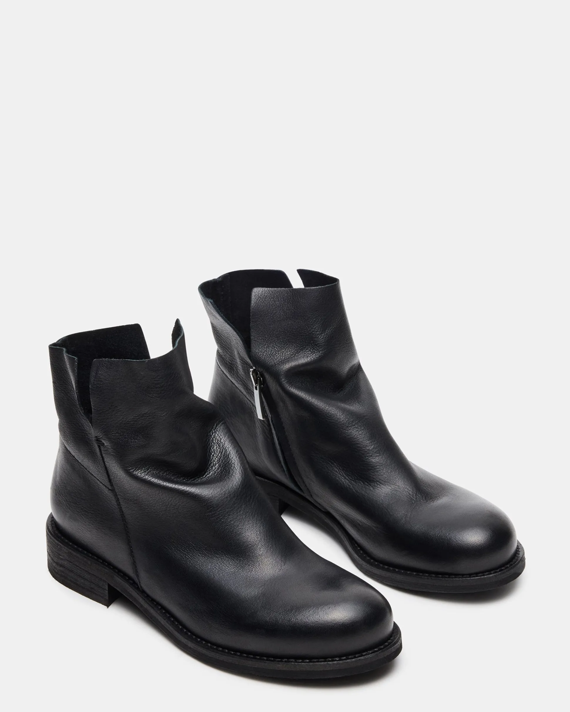 Hughie Black Leather