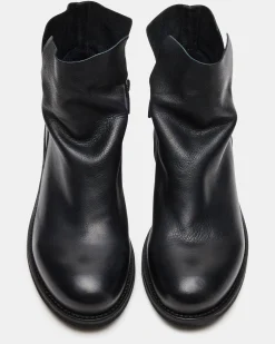 Hughie Black Leather