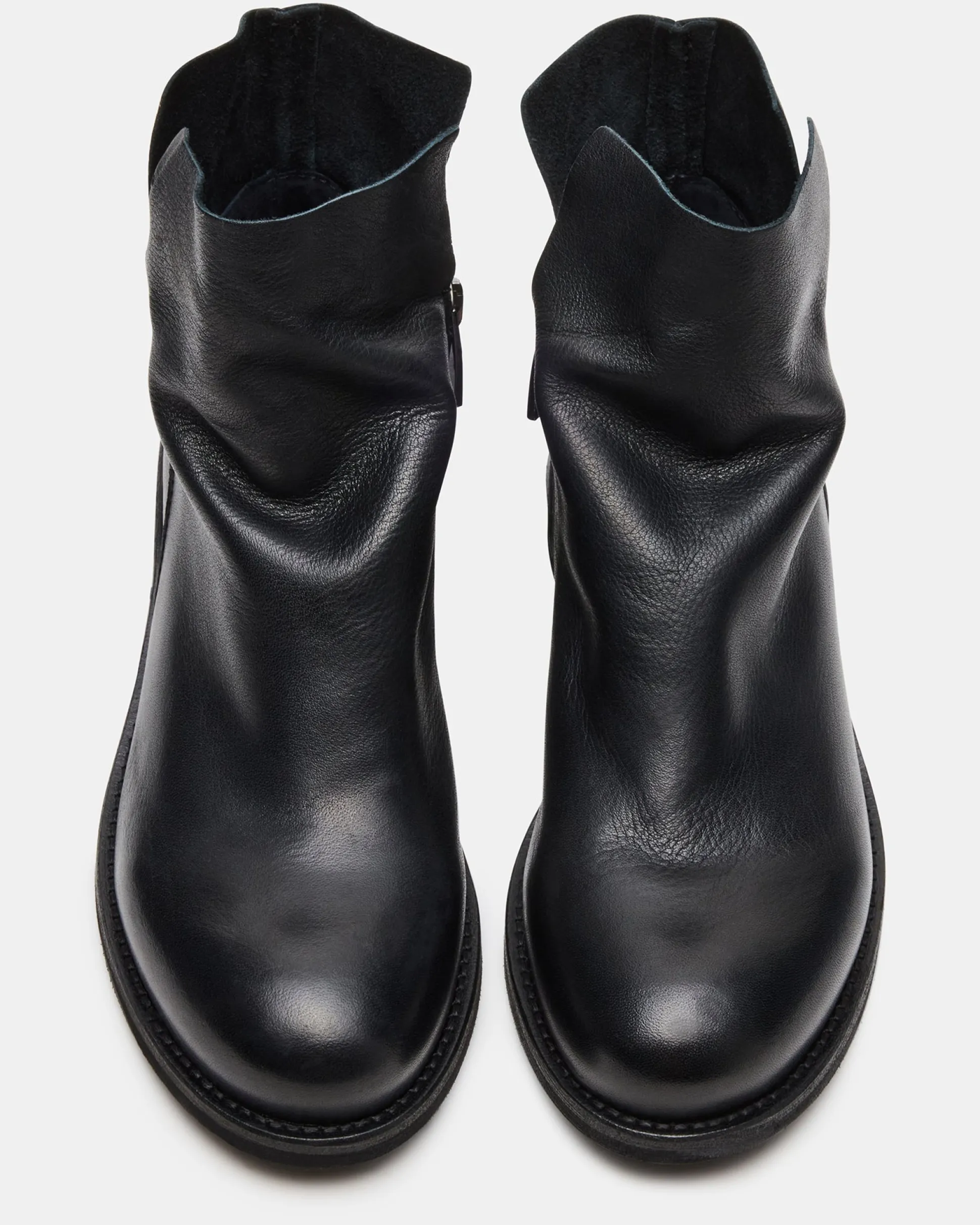 Hughie Black Leather