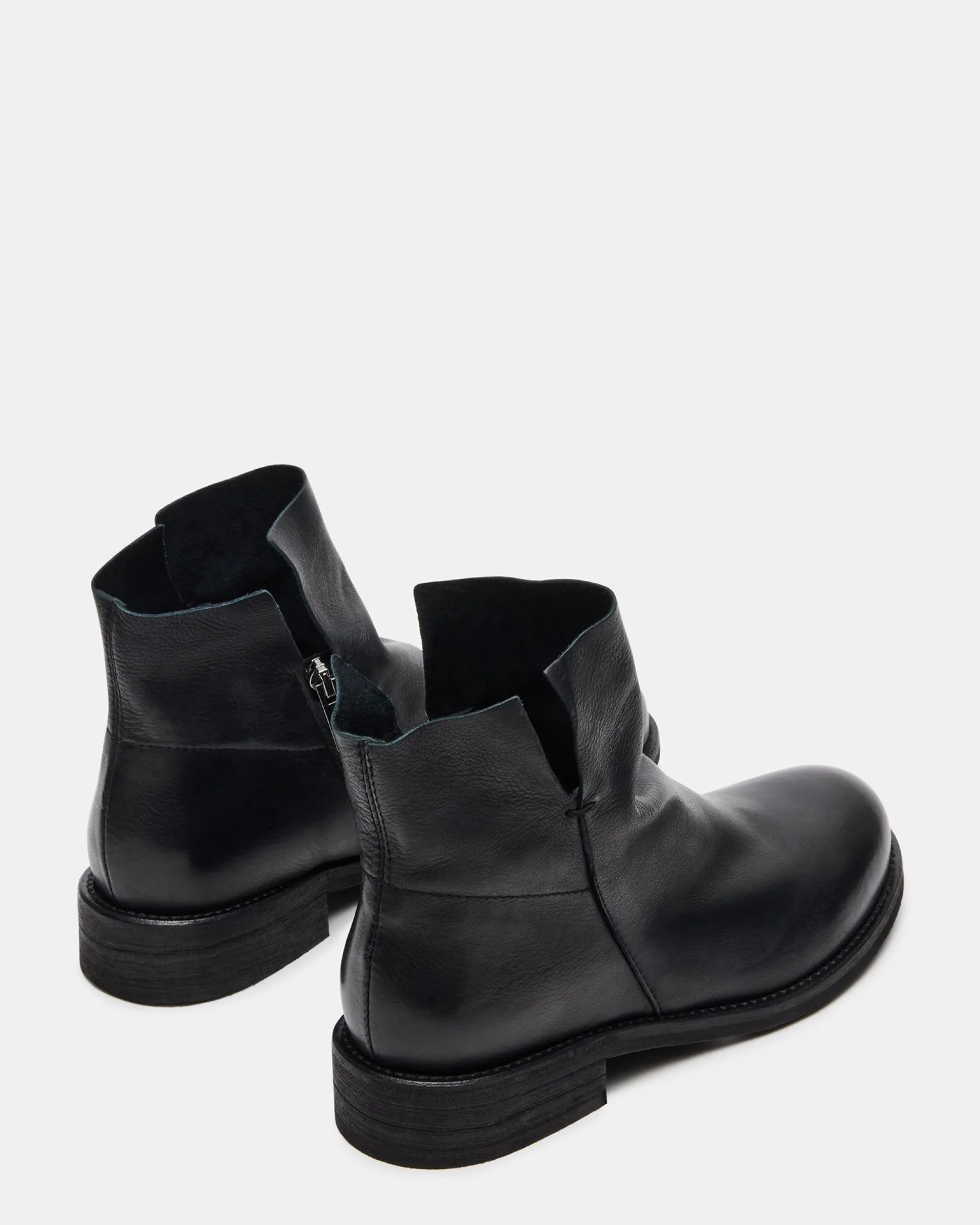 Hughie Black Leather