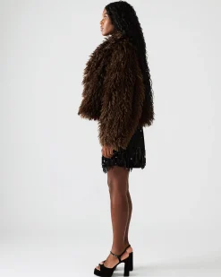 Inaya Coat Dark Espresso