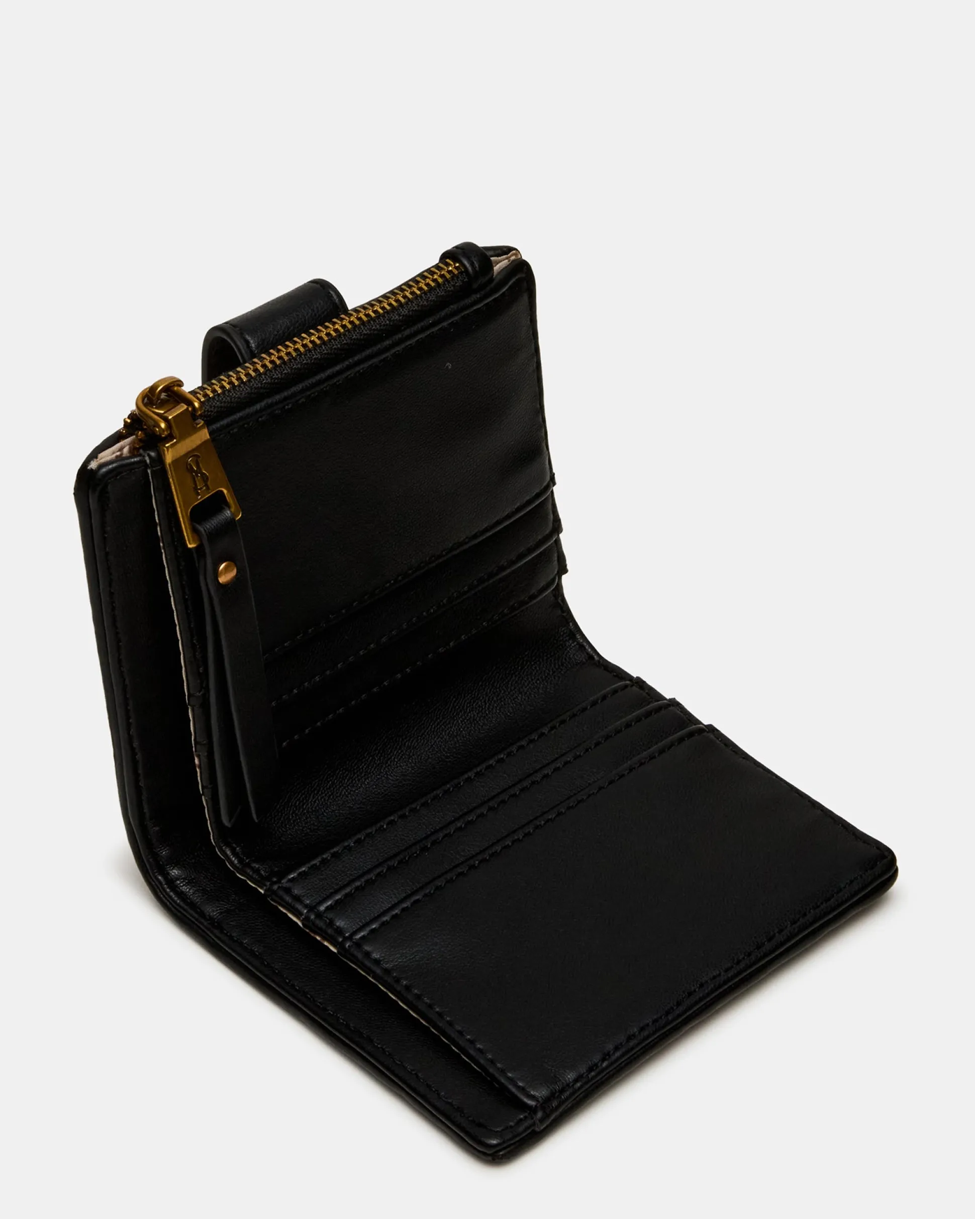 Jem Straw Wallet Black/natural