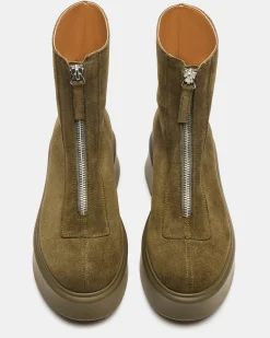Jones Olive Suede